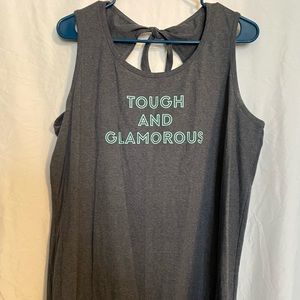 Ladies' activewear tank top. Size 14/16